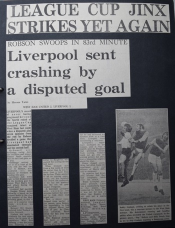 Press report from Adrian Killen's scrapbook